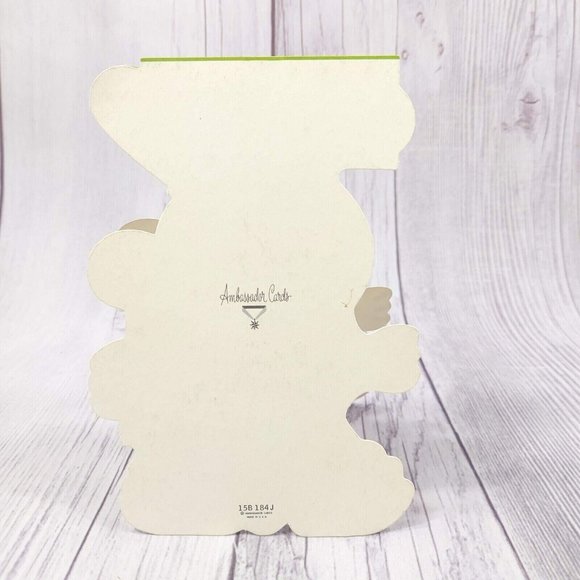 Happy 4th Birthday Girls Boys Greeting Card Bunny Lollipop Wishes Kids Toddler - Picture 7 of 9